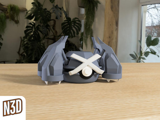 #376 Metagross Themed Pokeball - N3D