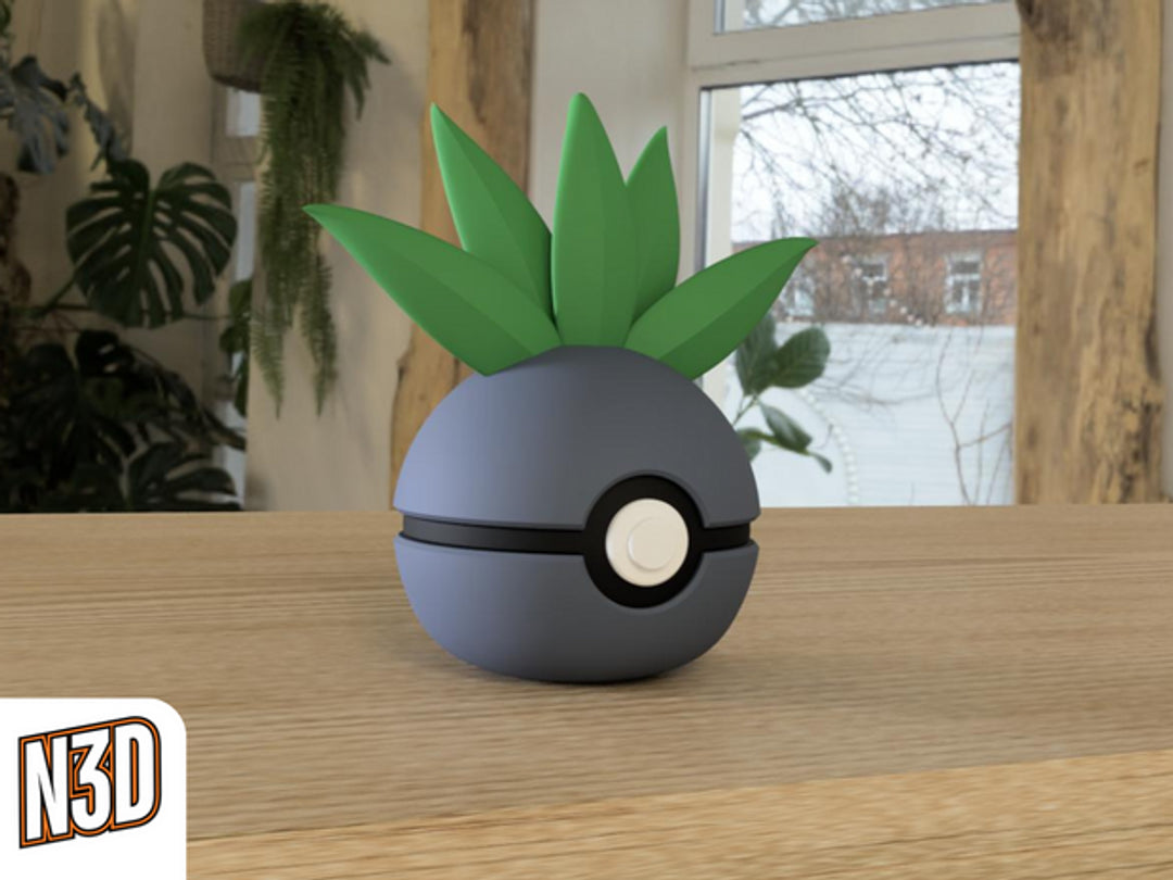 #043 Oddish - Themed Pokeball - N3D