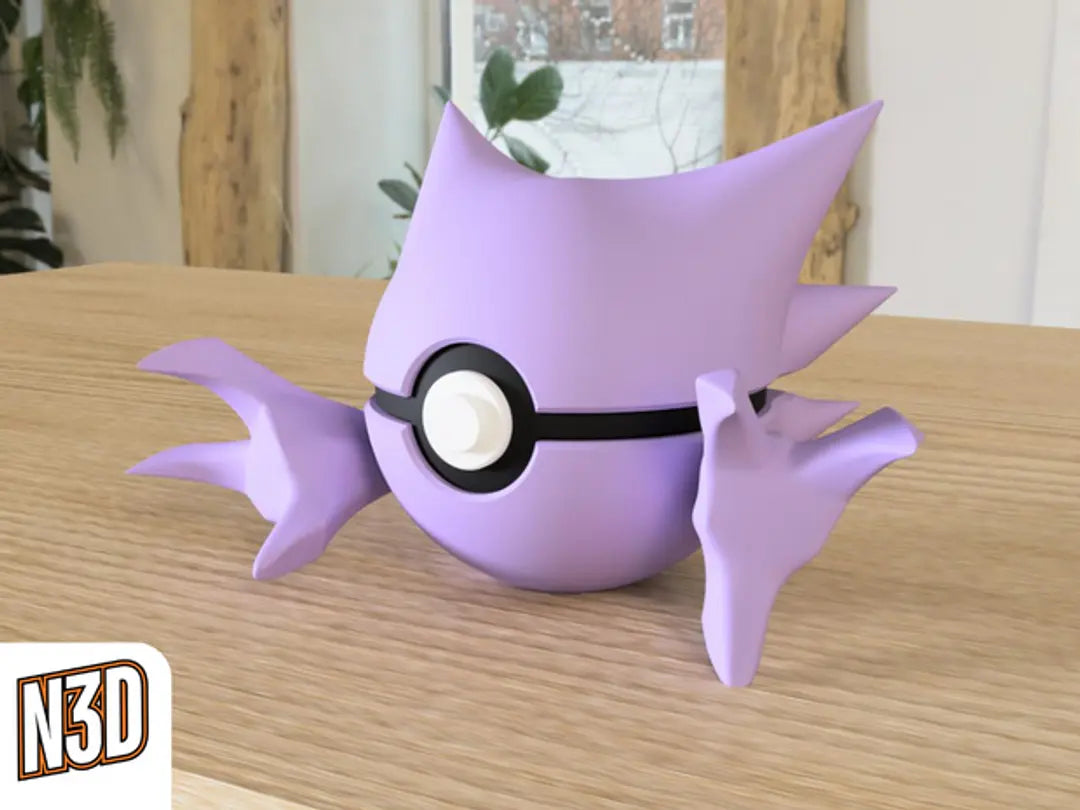 #093 Haunter Themed Pokeball - N3D