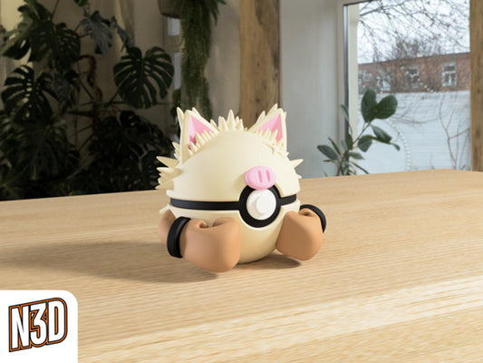 #057 Primeape Themed Pokeball - N3D