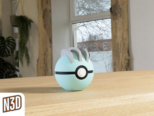#066 Machop Themed Pokeball - N3D