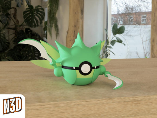 #123 Scyther Themed Pokeball - N3D