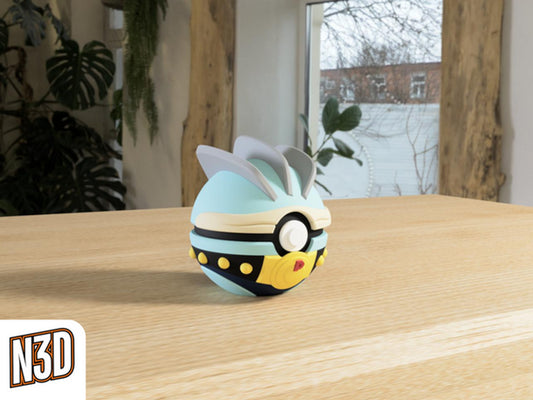 #068 Machamp Themed Pokeball - N3D