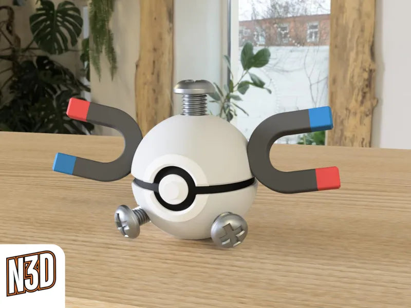 #081 Magnemite - Themed Pokeball - N3D
