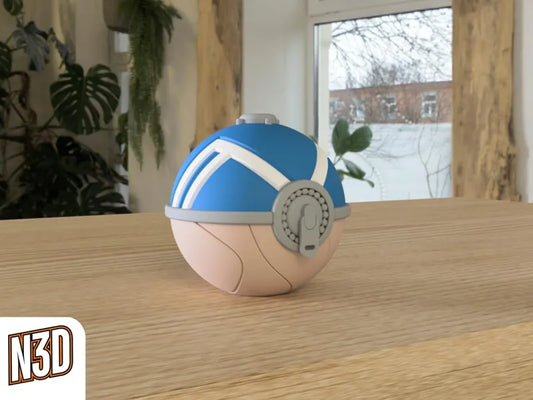 Feather (Hisui) Ball - Themed Pokeball - N3D