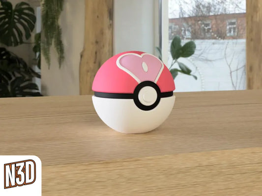 Love Ball - Themed Pokeball - N3D