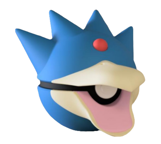 #055 Golduck Themed Pokeball - N3D