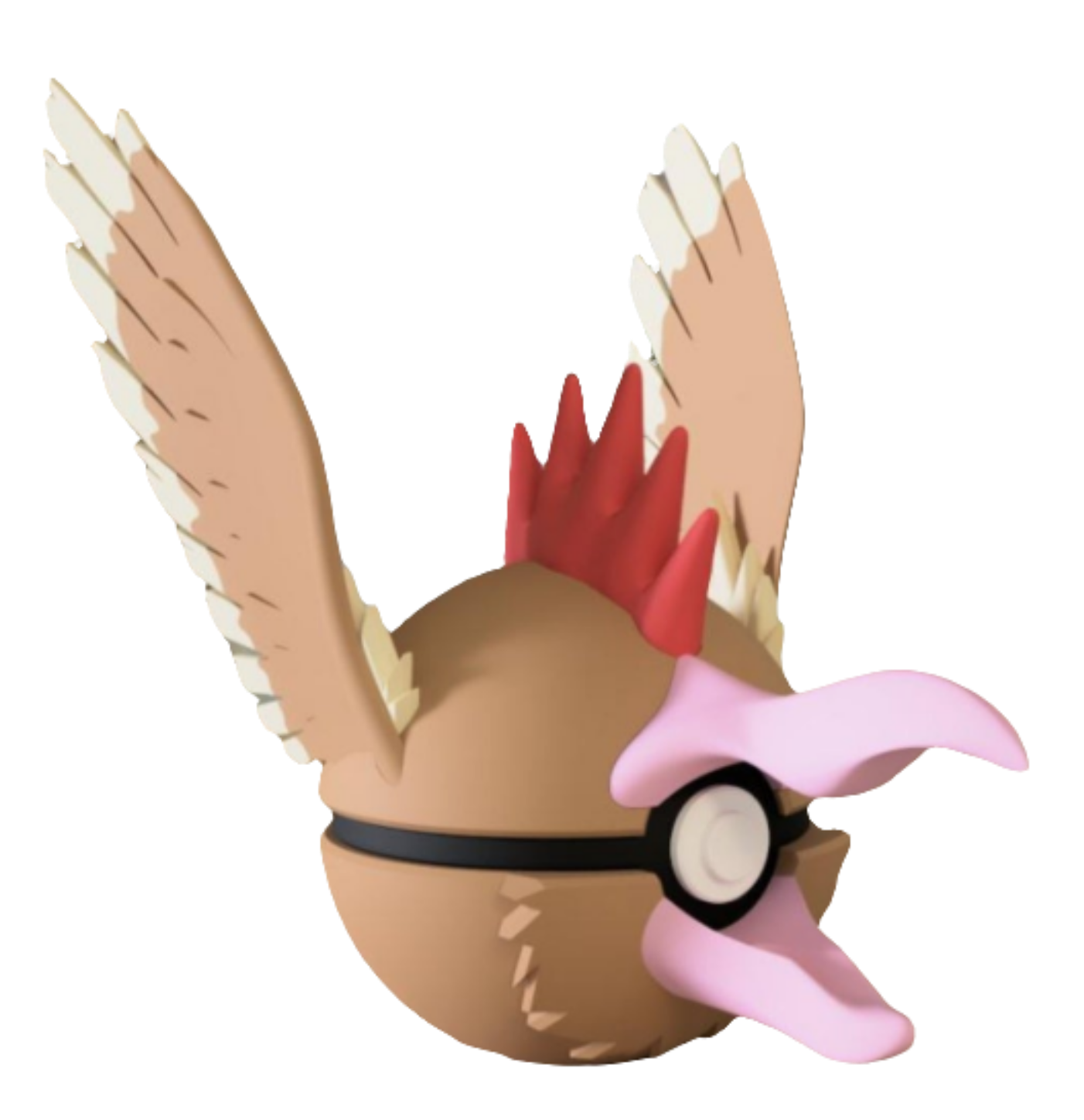 #022 Fearow Themed Pokeball - N3D