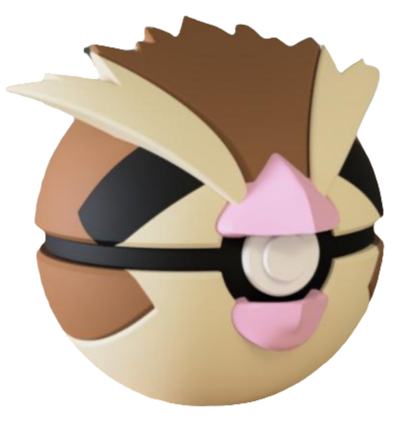 #016 Pidgey Themed Pokeball - N3D