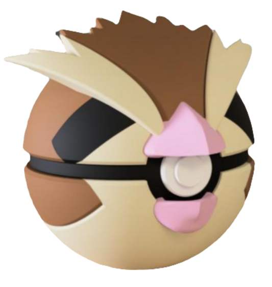 #016 Pidgey Themed Pokeball - N3D