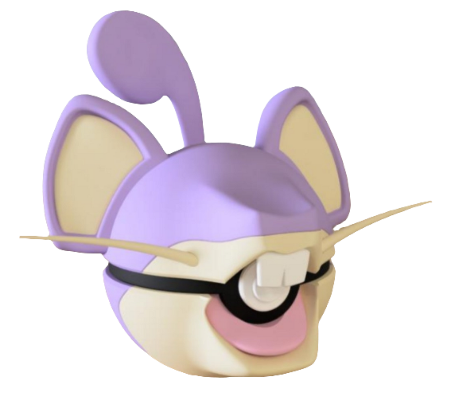 #019 Rattata Themed Pokeball - N3D