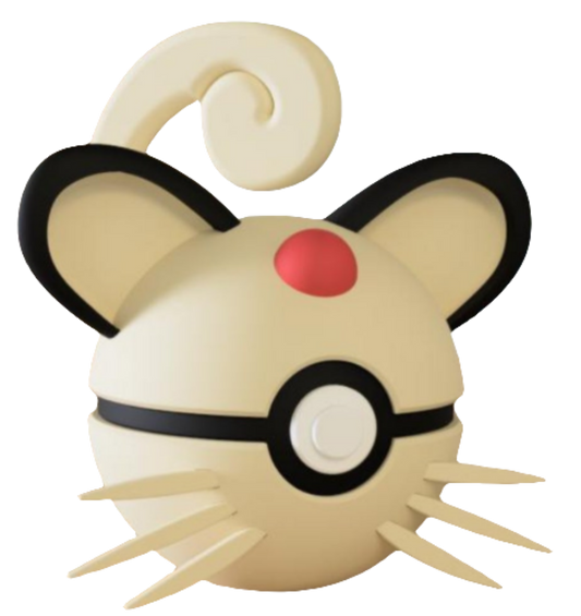 #053 Persian Themed Pokeball - N3D
