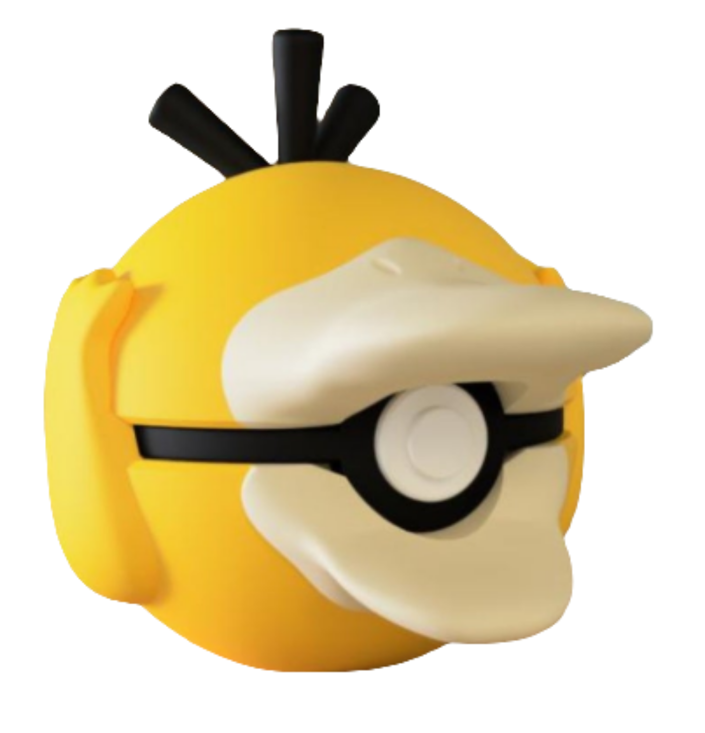 #054 Psyduck Themed Pokeball - N3D