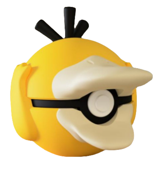 #054 Psyduck Themed Pokeball - N3D