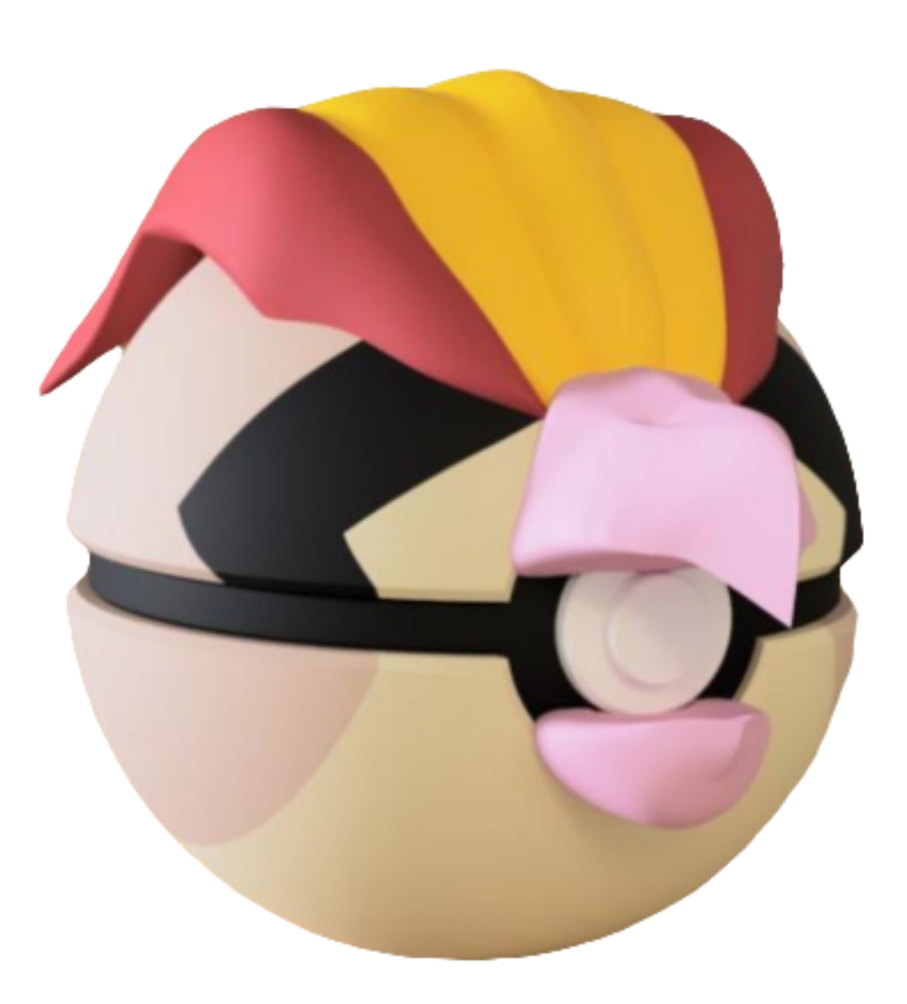 #018 Pigeot Themed Pokeball - N3D