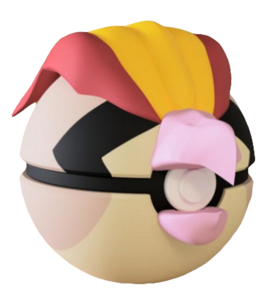 #018 Pigeot Themed Pokeball - N3D