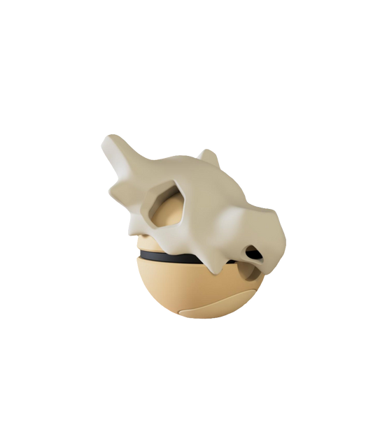 #104 Cubone Themed Pokeball - N3D