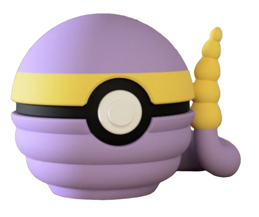 #023 Ekans Themed Pokeball - N3D