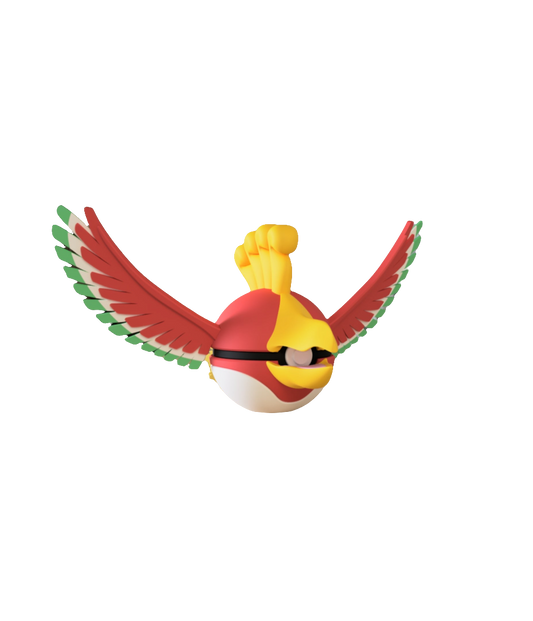 #250 Ho Oh  Themed Pokeball - N3D