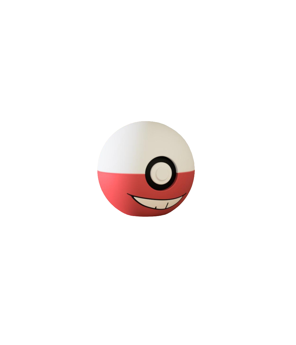 #101 Electrode Themed Pokeball - N3D
