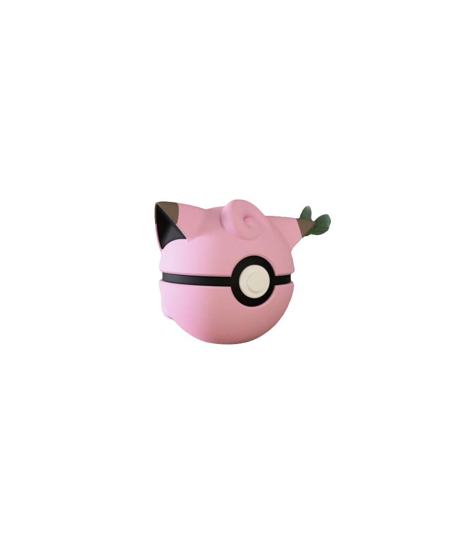 #035 Clefairy Themed Pokeball - N3D
