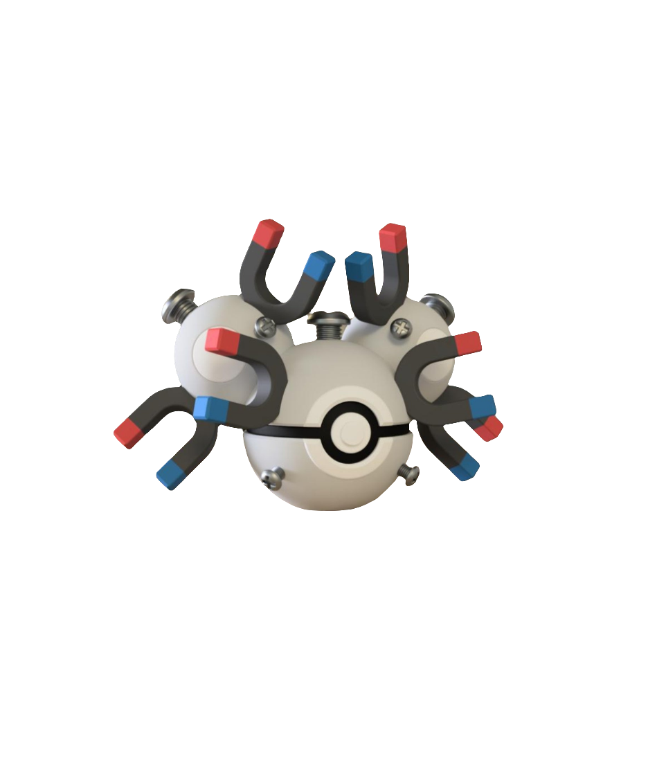 #082 Magneton Themed Pokeball - N3D