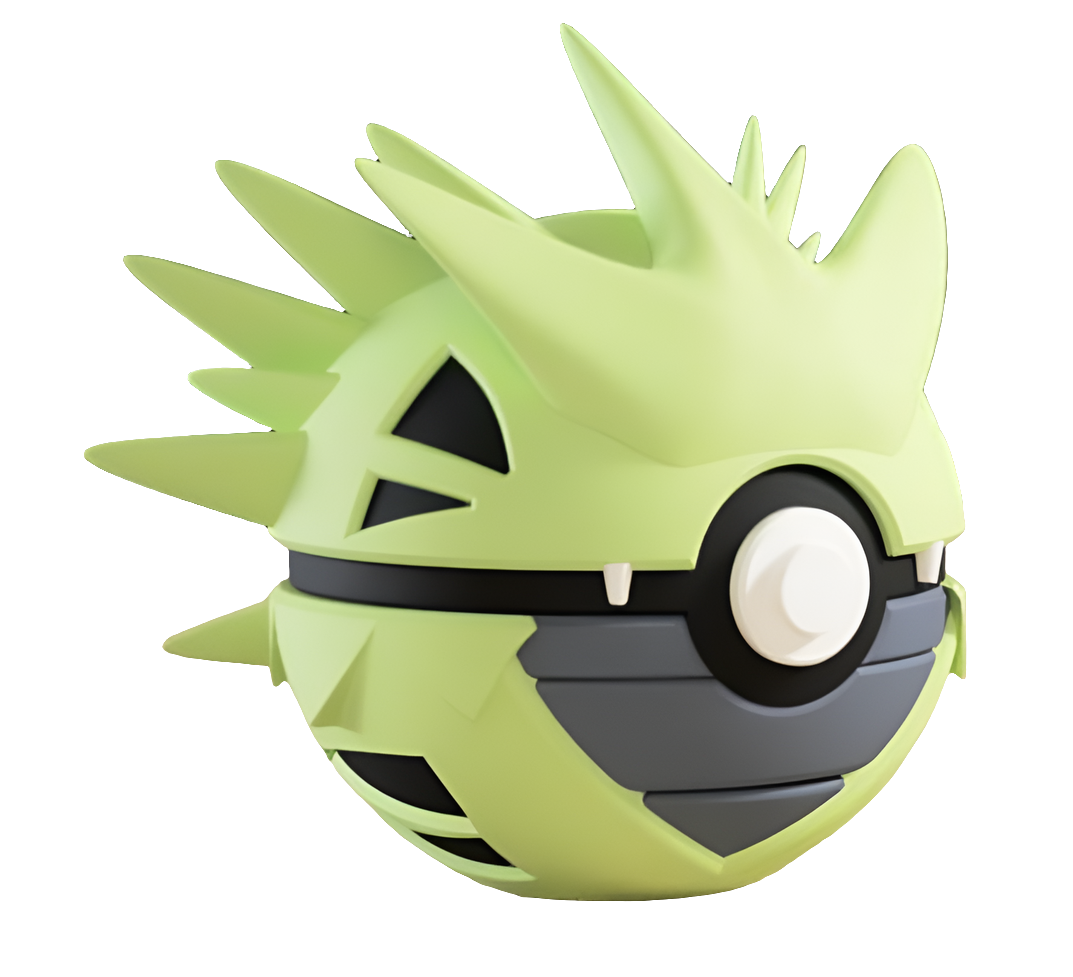 #248 Tyrinitar Themed Pokeball - N3D