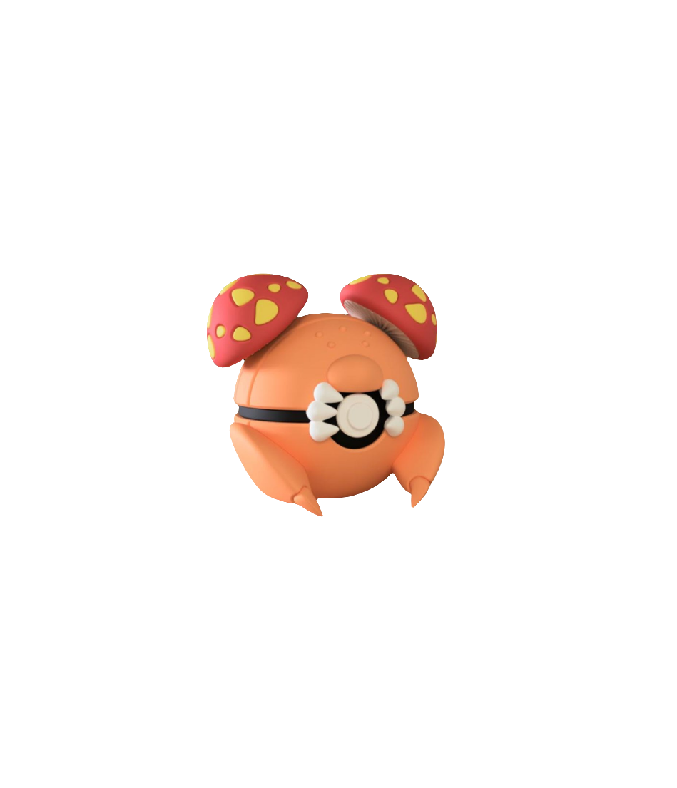 #046 Paras Themed Pokeball - N3D