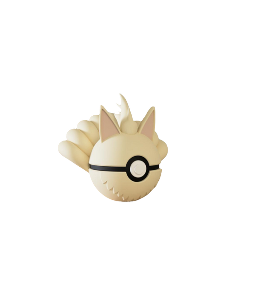 #038 Ninetales Themed Pokeball - N3D
