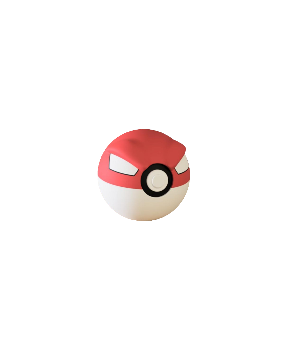 #100 Voltorb Themed Pokeball - N3D