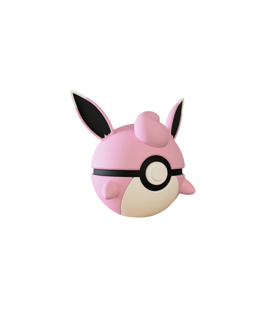 #040 Wigglytuff Themed Pokeball - N3D