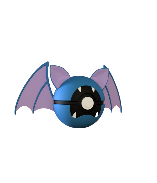 #041 Zubat Themed Pokeball - N3D