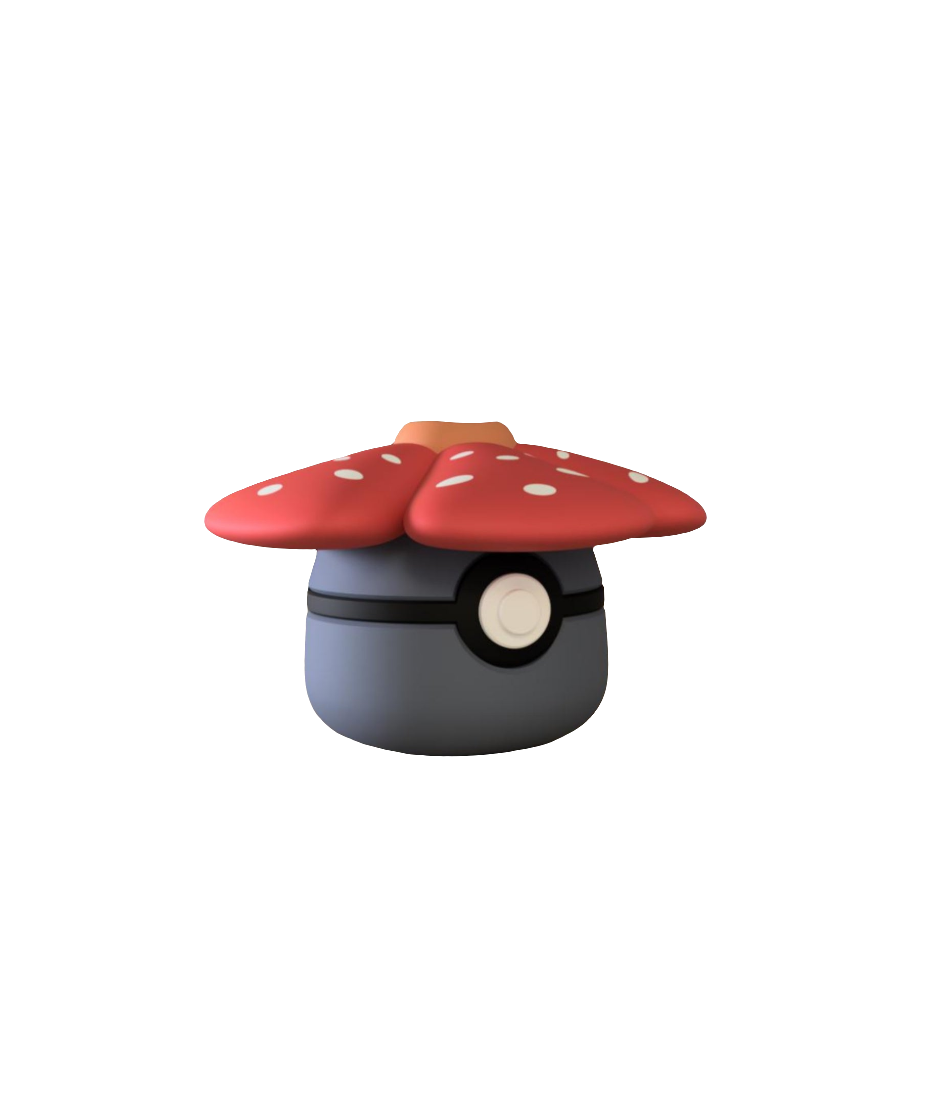 #045 Vileplume Themed Pokeball - N3D