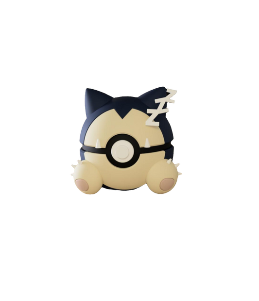 #143 Snorlax Themed Pokeball - N3D