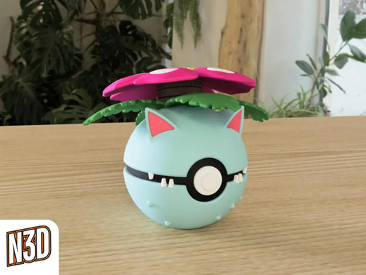 #003 Venusaur Themed Pokeball - N3D