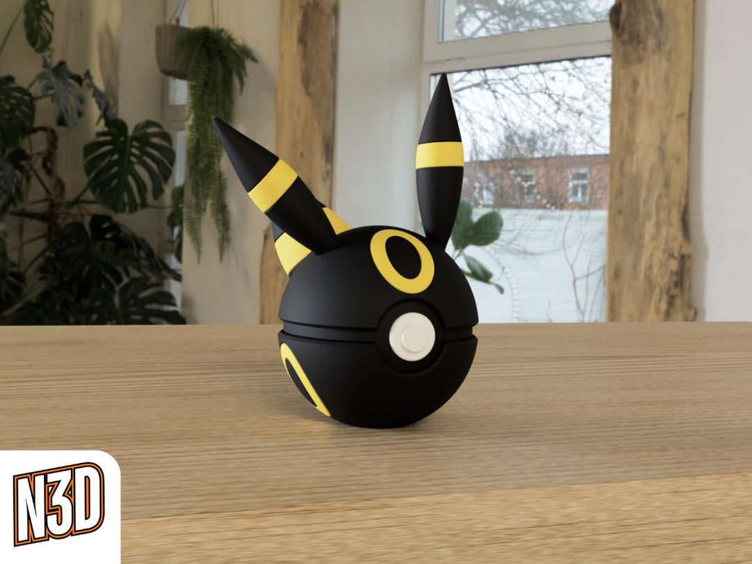 #197 Umbreon Themed Pokeball - N3D