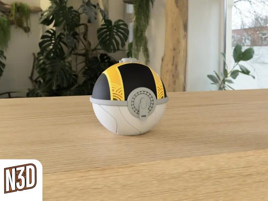 Ultra (Hisui) Ball - Themed Pokeball - N3D