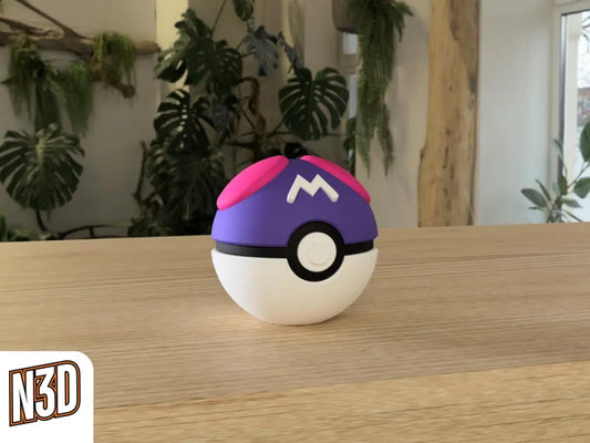 Master Ball - Themed Pokeball - N3D