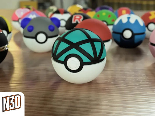 Nest Ball - Themed Pokeball - N3D