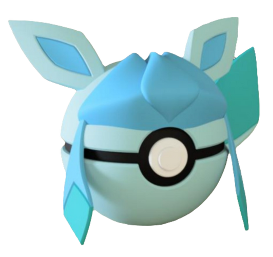 #471 Glaceon Themed Pokeball - N3D