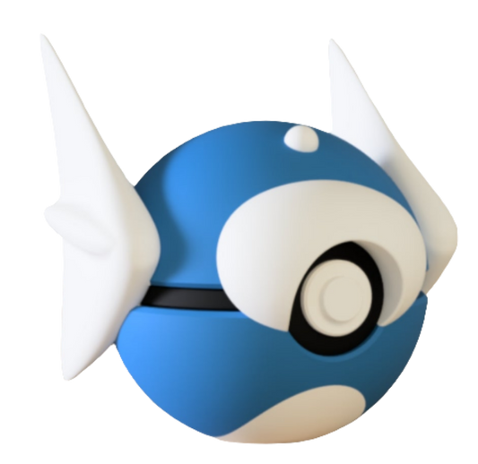 #147 Dratini Themed Pokeball - N3D
