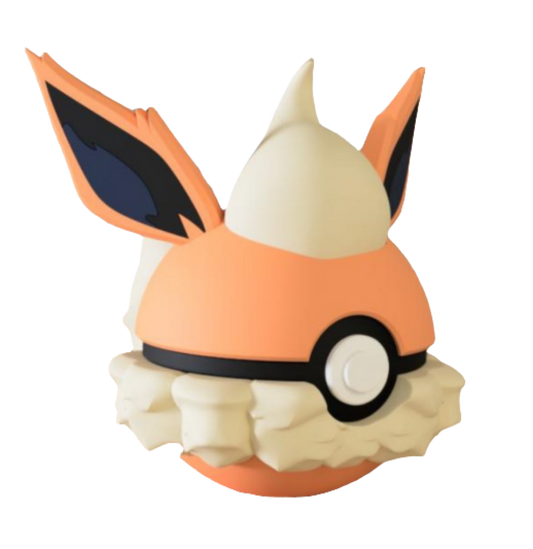 #136 Flareon Themed Pokeball - N3D