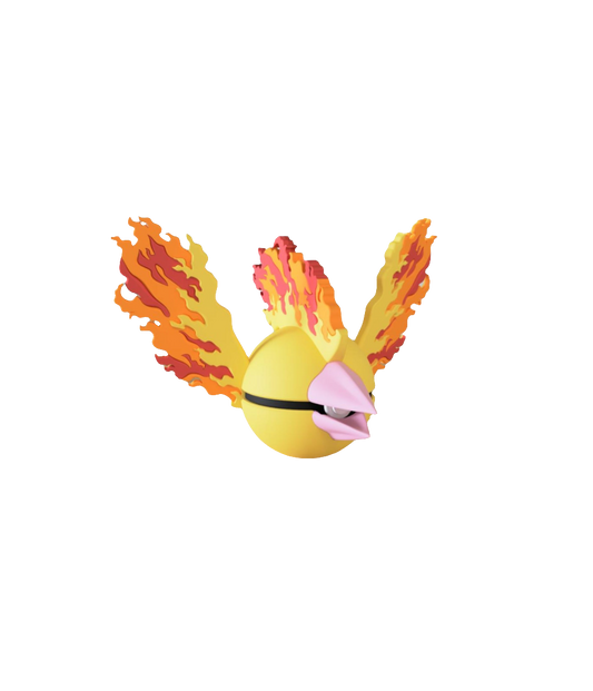 #146 Moltres Themed Pokeball - N3D