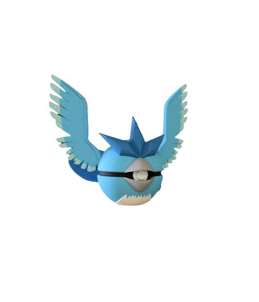 #144 Articuno Themed Pokeball - N3D